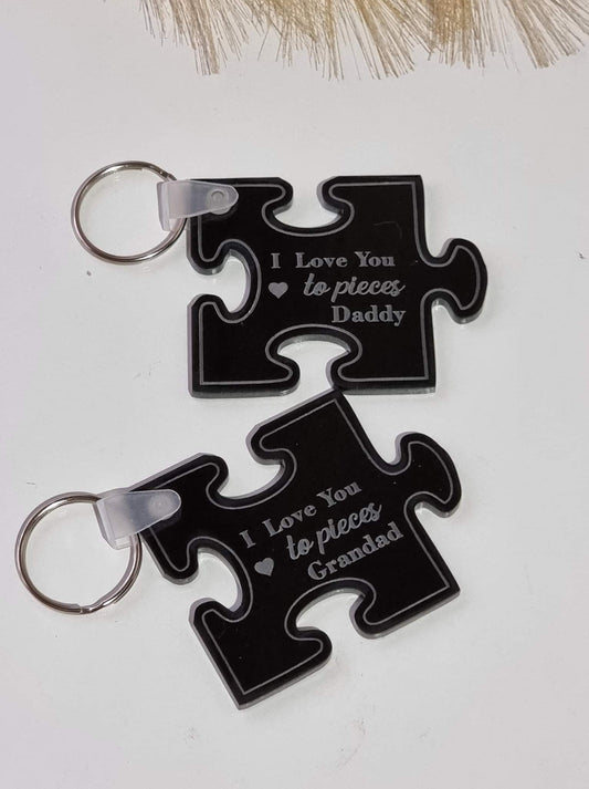 Puzzle Piece Keyring