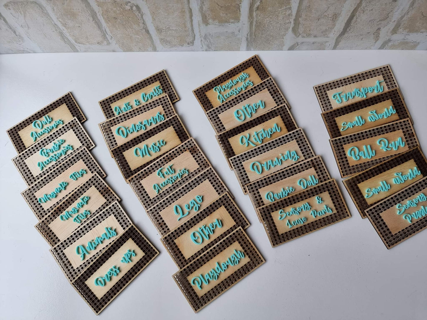 Toy box or Trofast Tub Labels
