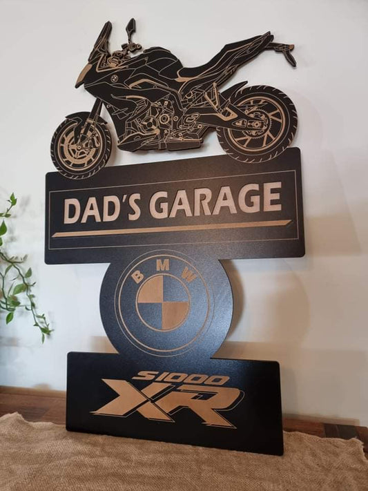 BMW Motorbike Sign
