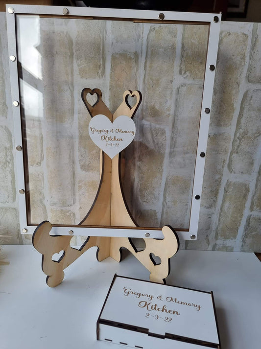 Square Wedding Guest Book