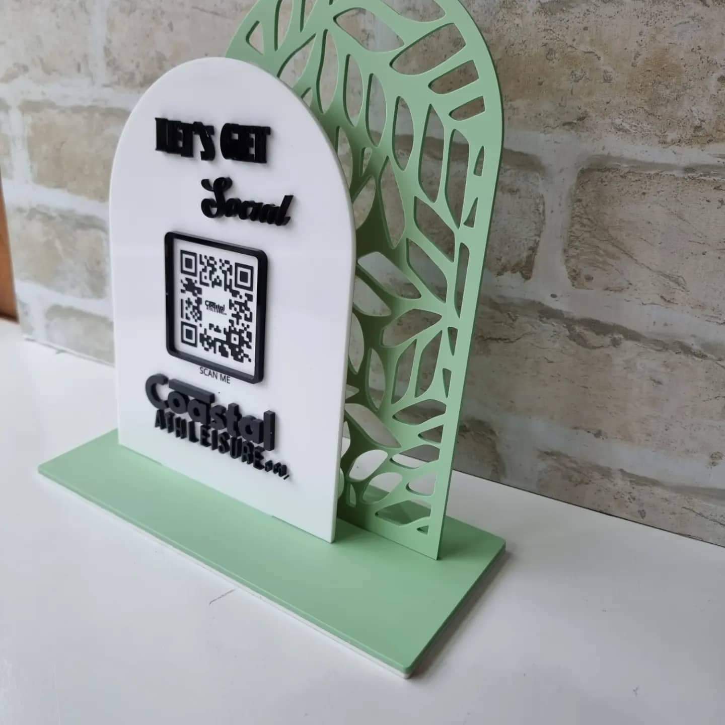 QR Code Display – Cutting Edge Laser Design