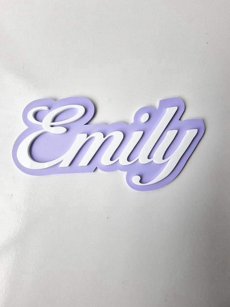 3D Script Sign
