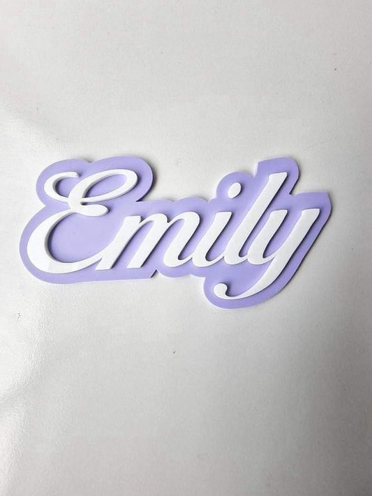 3D Script Sign
